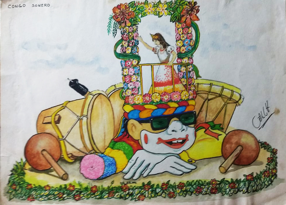 Diseno de Carroza Congo