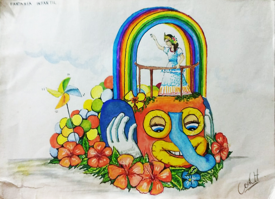 Diseno de Carroza Fantasia Infantil