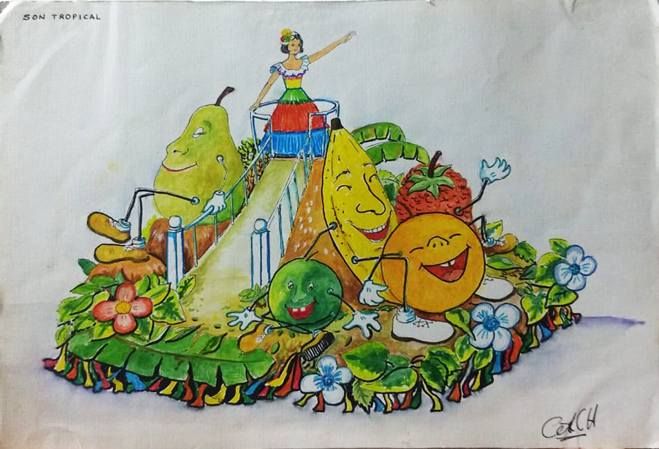 Diseno de Carroza Son Tropical